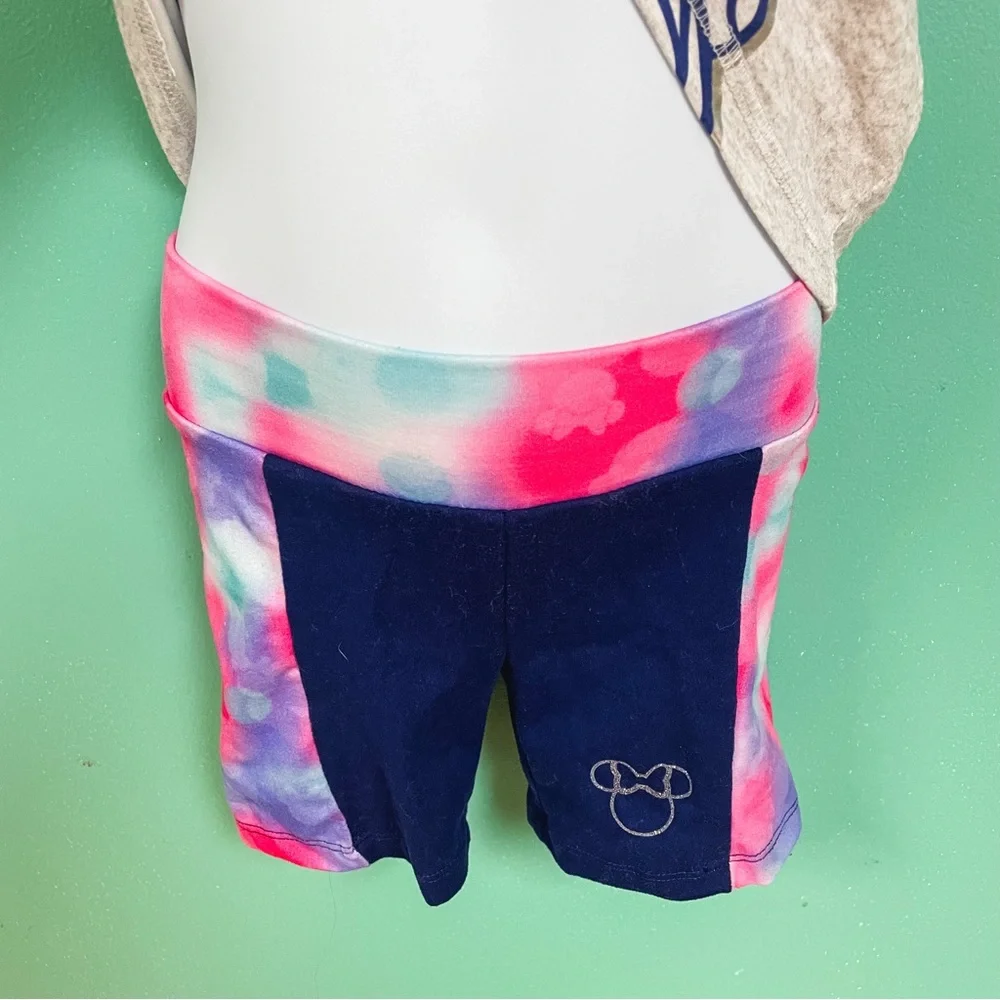 Disney x Jumping Beans Gray & Navy Minnie Mouse Activewear Outfit Girls 4